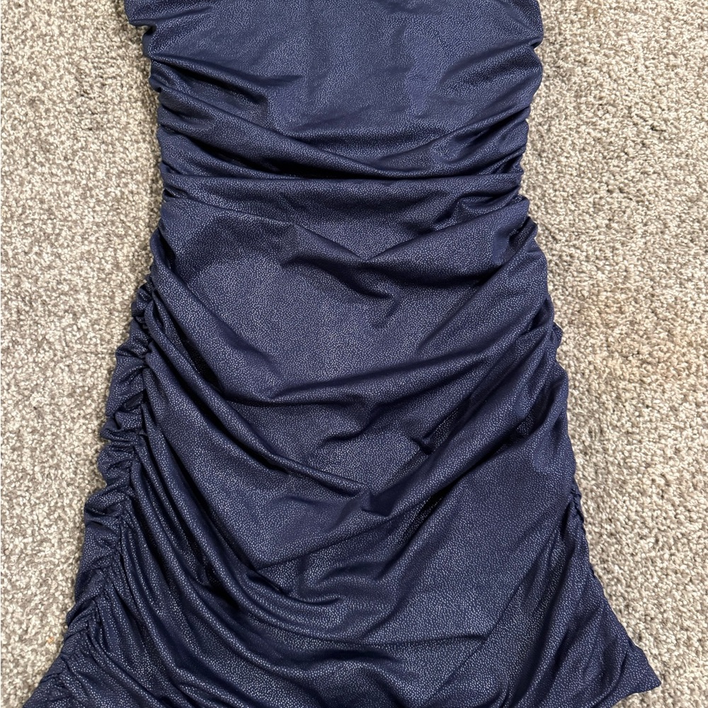 Lucy in the Sky Midnight Blue Strapless Dress
